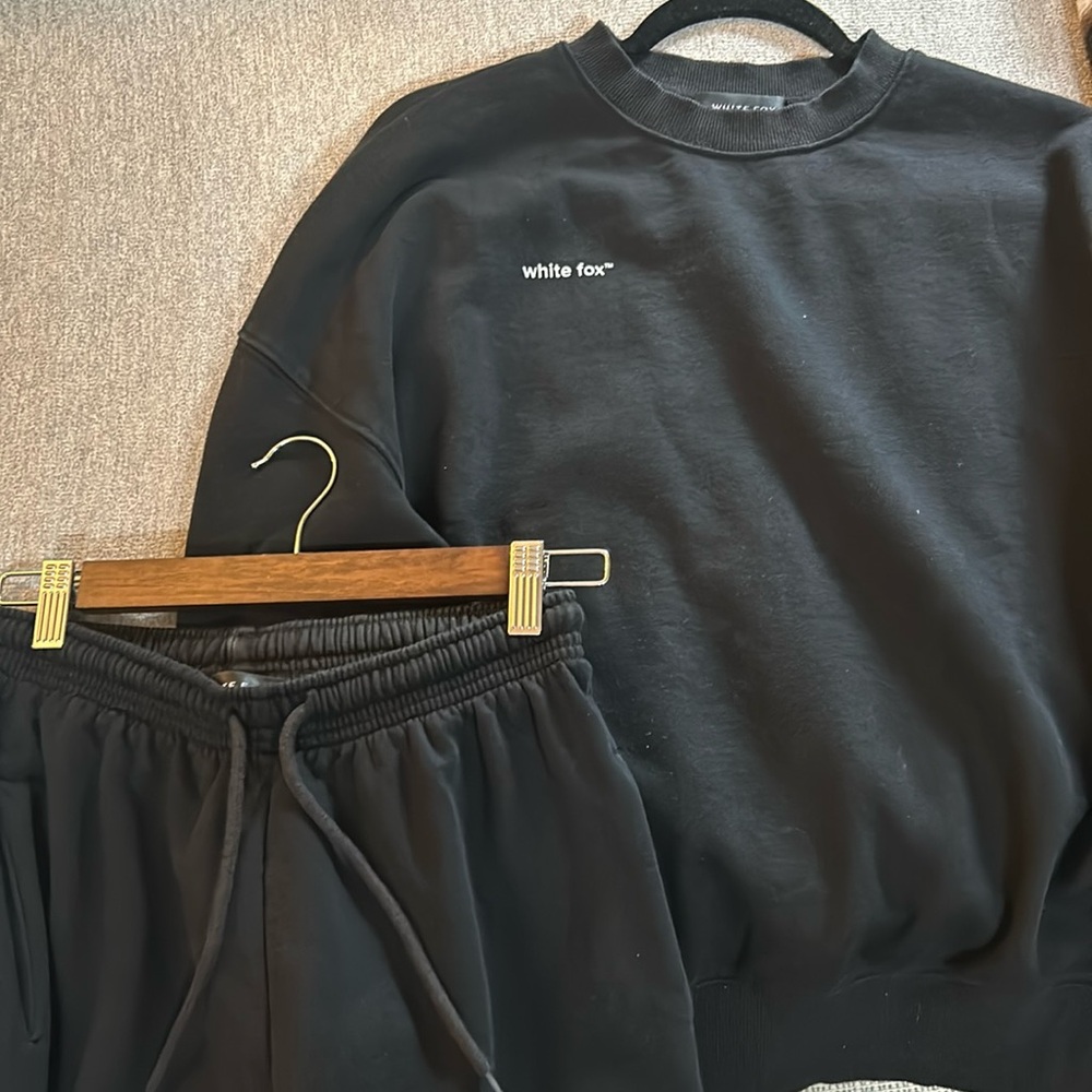 White fox full sweatsuit